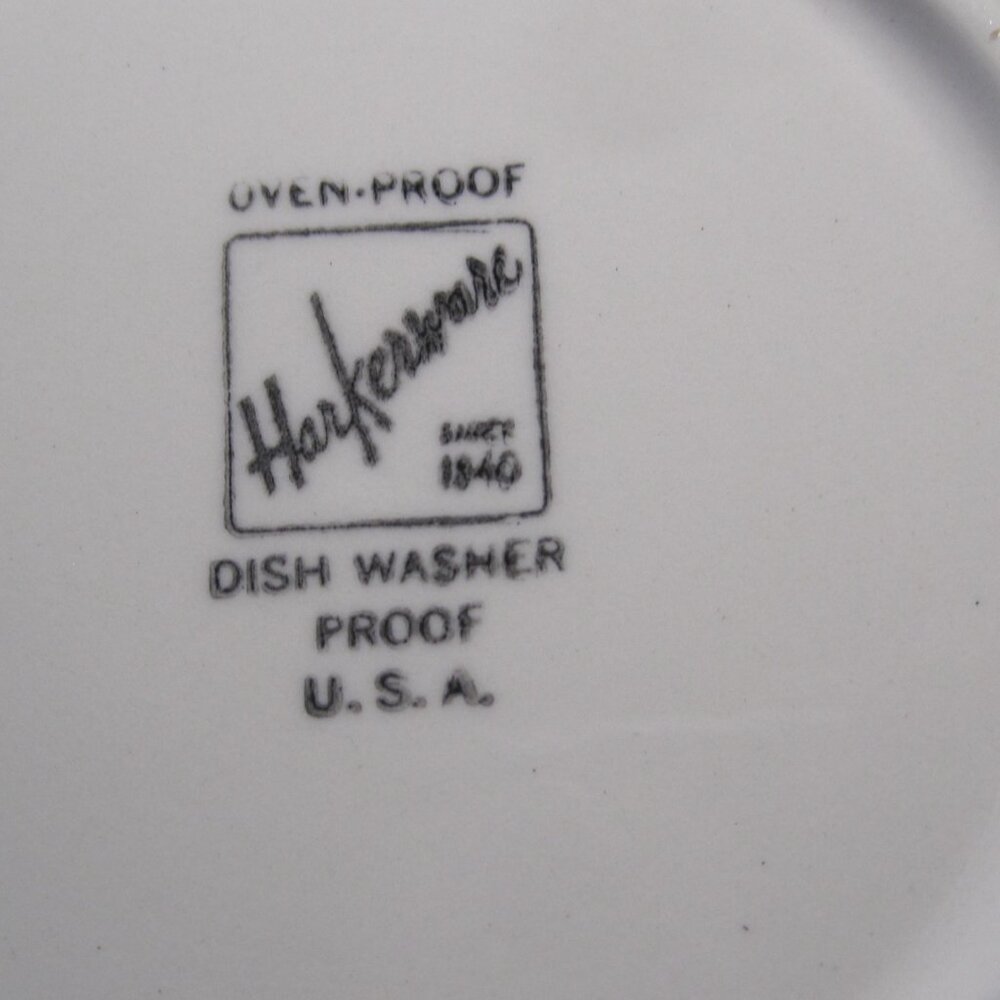 6 Currier and Ives “The Old Homestead In Winter" Collector Plates by Harkerware - Picture 6 of 7